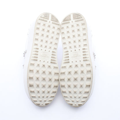 ロックスタッズ スニーカー レザー ホワイト シルバー 厚底 ヴァレンティノガラヴァーニ シューズ VALENTINO GARAVANI