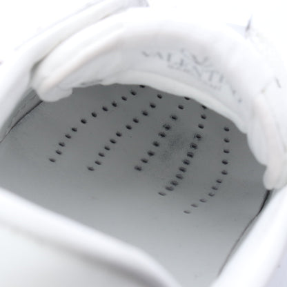 ロックスタッズ スニーカー レザー ホワイト シルバー 厚底 ヴァレンティノガラヴァーニ シューズ VALENTINO GARAVANI