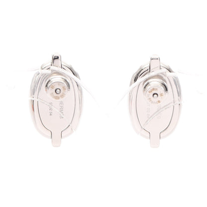 ミニ マイヨン ピアス ピアス シルバー ブラック エルメス アクセサリー HERMES