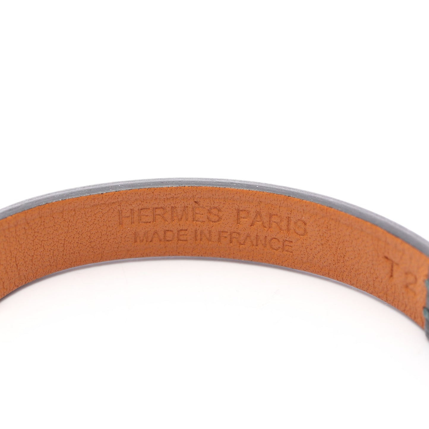 マイクロリヴァル ブレスレット レザー GP ダークグリーン ゴールド エルメス アクセサリー HERMES