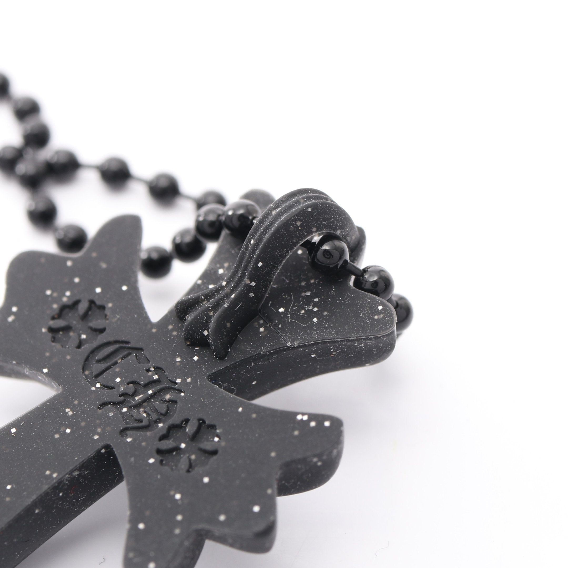 CHROME HEARTS クロムハーツ シリコンCHクロスネックレス ブラック シリコンクロス ネックレス ラバー ブラック クロムハーツ – RECLO