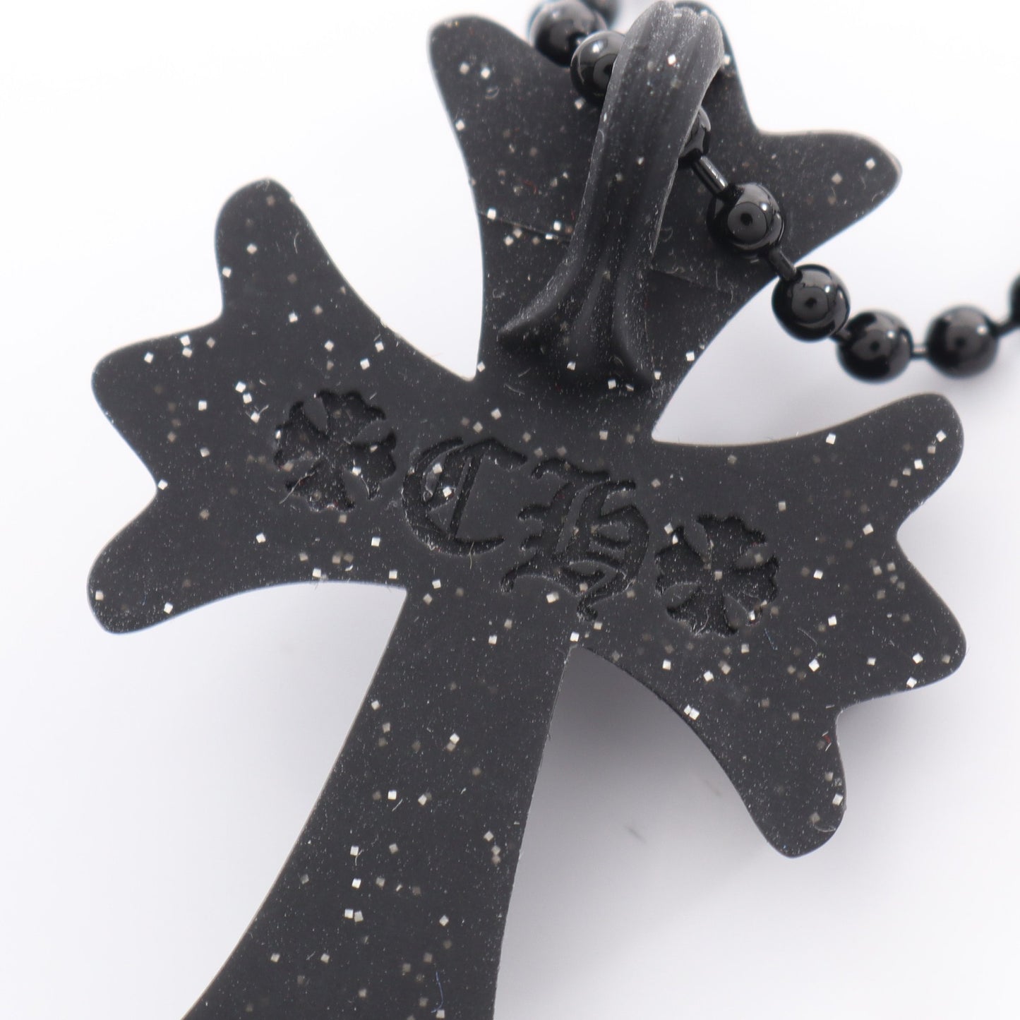 シリコンクロス ネックレス ラバー ブラック クロムハーツ アクセサリー Chrome Hearts