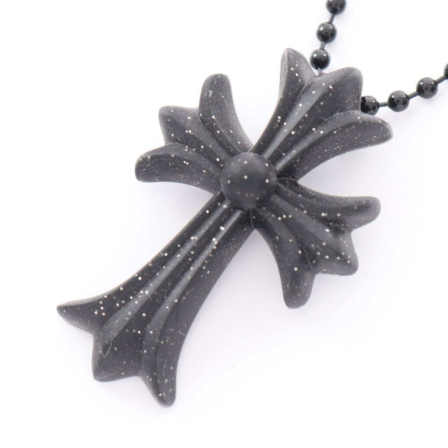 シリコンクロス ネックレス ラバー ブラック クロムハーツ アクセサリー Chrome Hearts