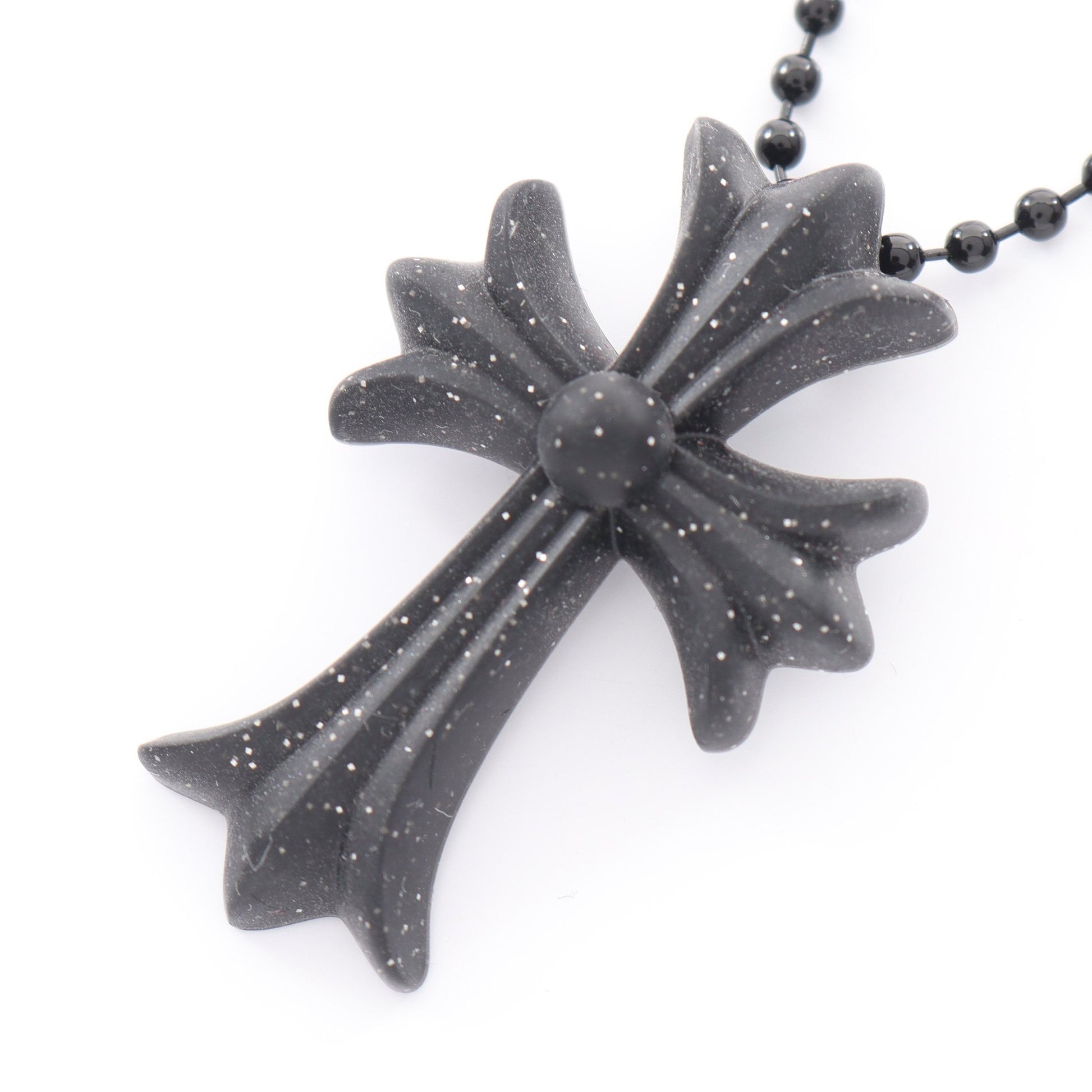 シリコンクロス ネックレス ラバー ブラック クロムハーツ アクセサリー Chrome Hearts