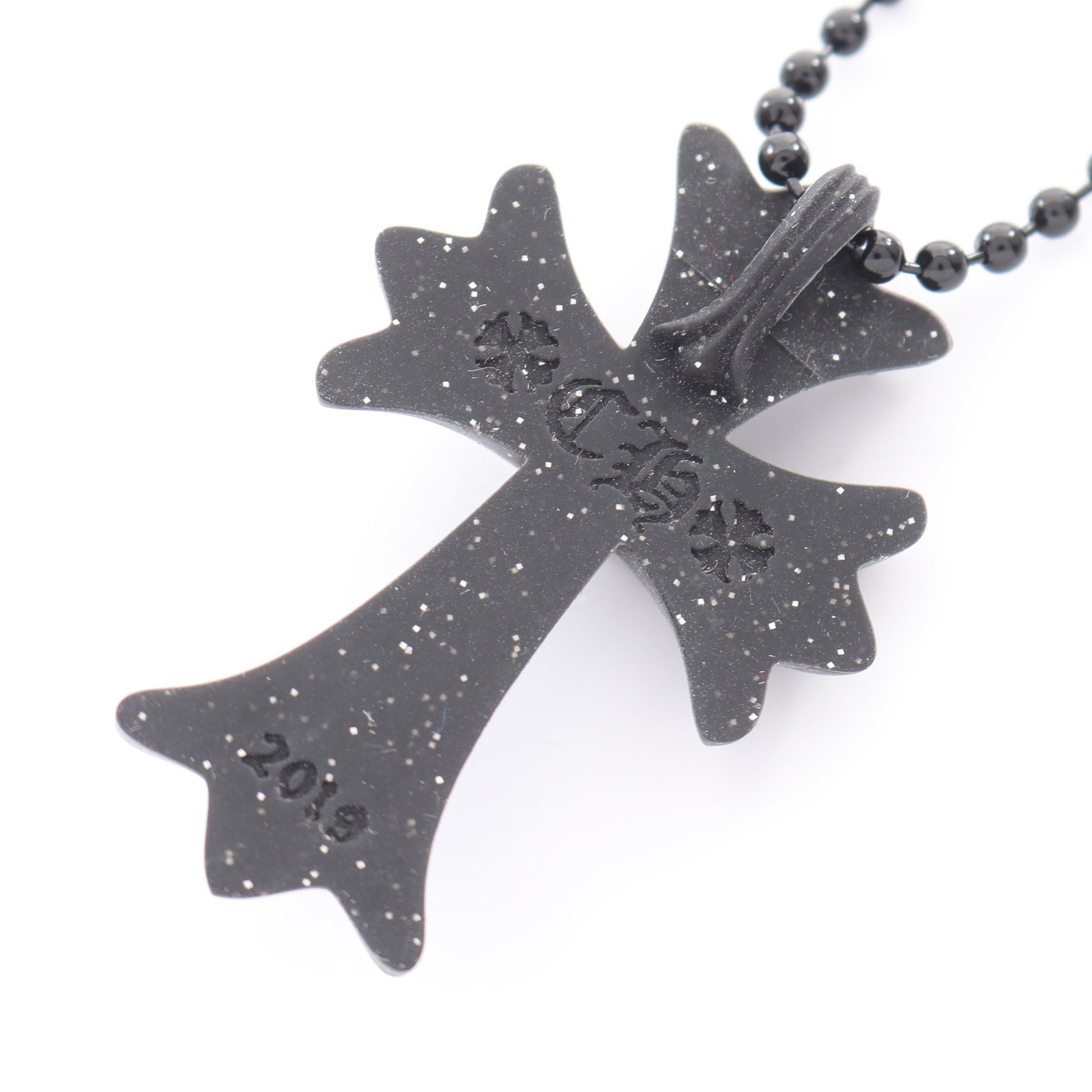シリコンクロス ネックレス ラバー ブラック クロムハーツ アクセサリー Chrome Hearts