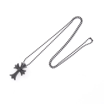 シリコンクロス ネックレス ラバー ブラック クロムハーツ アクセサリー Chrome Hearts