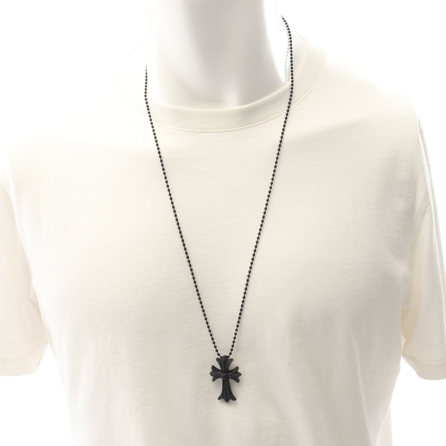 シリコンクロス ネックレス ラバー ブラック クロムハーツ アクセサリー Chrome Hearts