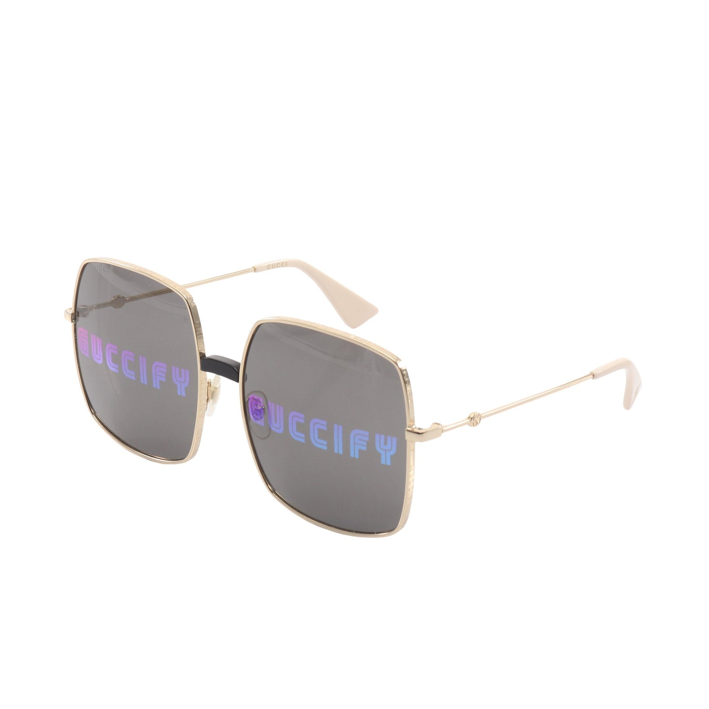 GUCCIFY サングラス GP ゴールド アイボリー グッチ 財布・小物 GUCCI