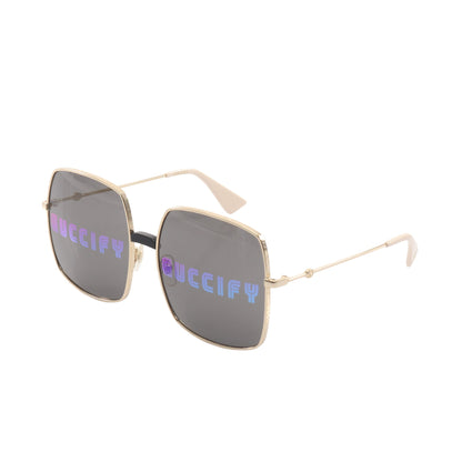 GUCCIFY サングラス GP ゴールド アイボリー グッチ 財布・小物 GUCCI