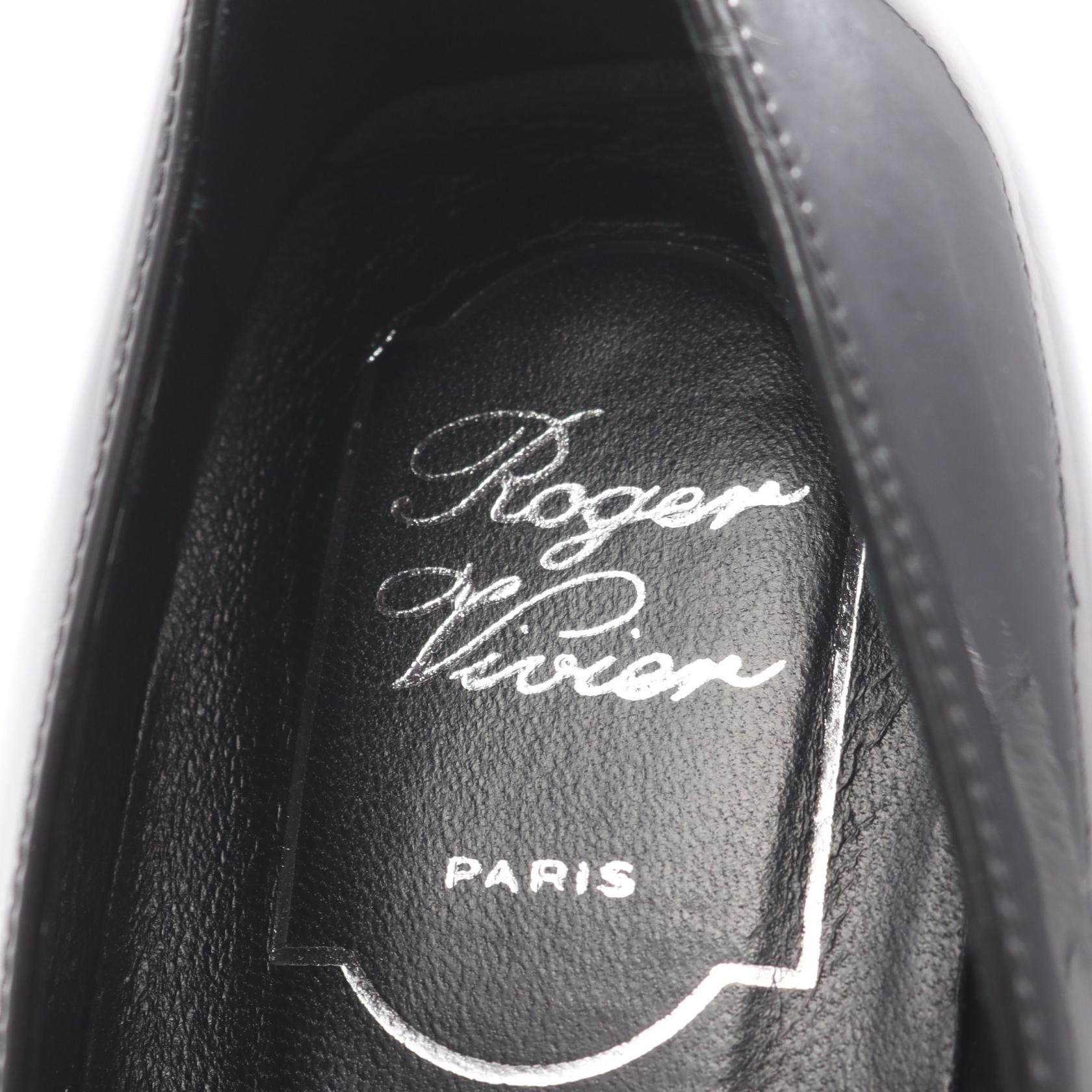 パンプス エナメルレザー ブラック ロジェヴィヴィエ シューズ Roger Vivier