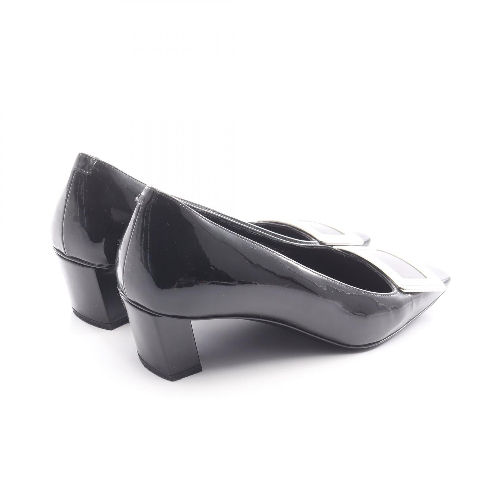 パンプス エナメルレザー ブラック ロジェヴィヴィエ シューズ Roger Vivier