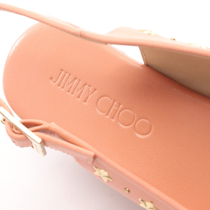 PRAISE サンダル スタースタッズ レザー コルク コーラルピンク ジミーチュウ シューズ JIMMY CHOO