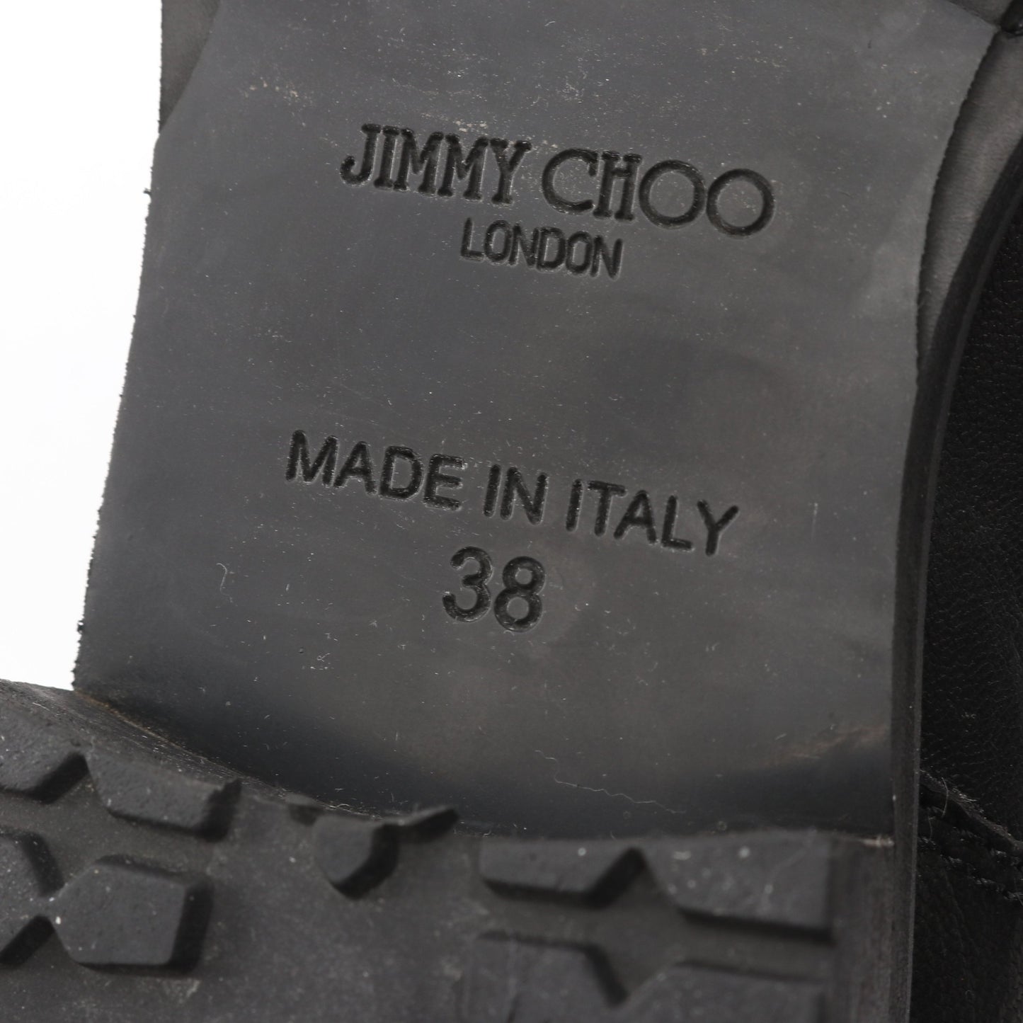 エンジニアブーツ レザー ブラック ジミーチュウ シューズ JIMMY CHOO