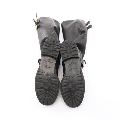 エンジニアブーツ レザー ブラック ジミーチュウ シューズ JIMMY CHOO