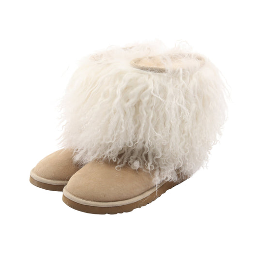 ファー ムートンブーツ ムートン ホワイト ベージュ アグオーストラリア