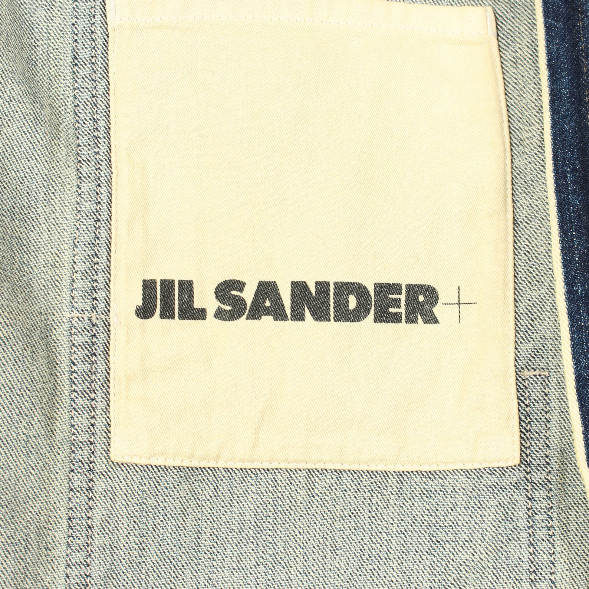 オーバーサイズ デニムシャツ コットン ブルー ジルサンダープラス トップス JIL SANDER＋