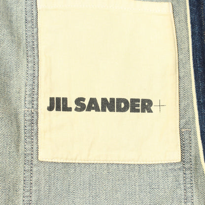 オーバーサイズ デニムシャツ コットン ブルー ジルサンダープラス トップス JIL SANDER＋