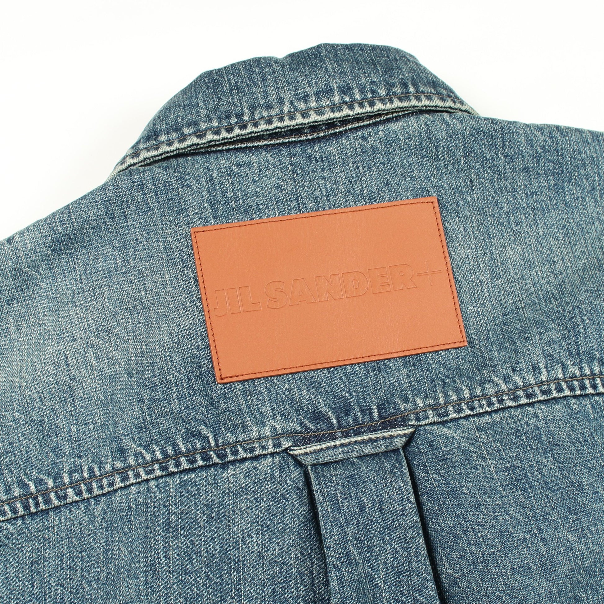オーバーサイズ デニムシャツ コットン ブルー ジルサンダープラス トップス JIL SANDER＋
