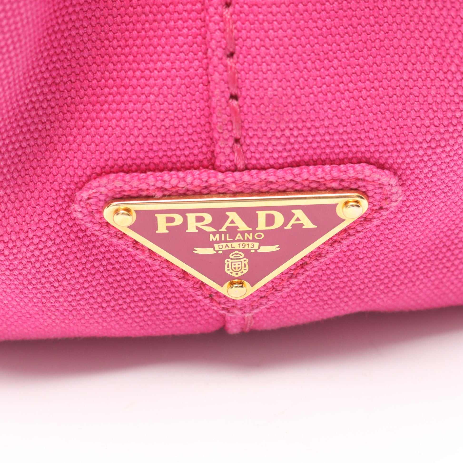 CANAPA カナパ ハンドバッグ トートバッグ キャンバス ピンク 2WAY プラダ バッグ PRADA