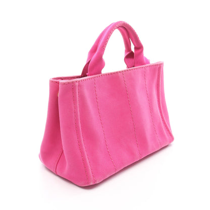 CANAPA カナパ ハンドバッグ トートバッグ キャンバス ピンク 2WAY プラダ バッグ PRADA