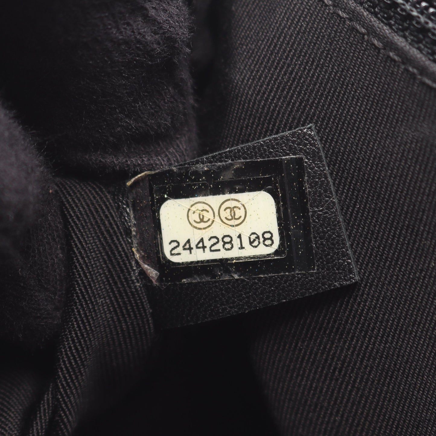 トップハンドル Vステッチ チェーンショルダーバッグ ラムスキン ブラック ゴールド金具 2WAY シャネル バッグ CHANEL