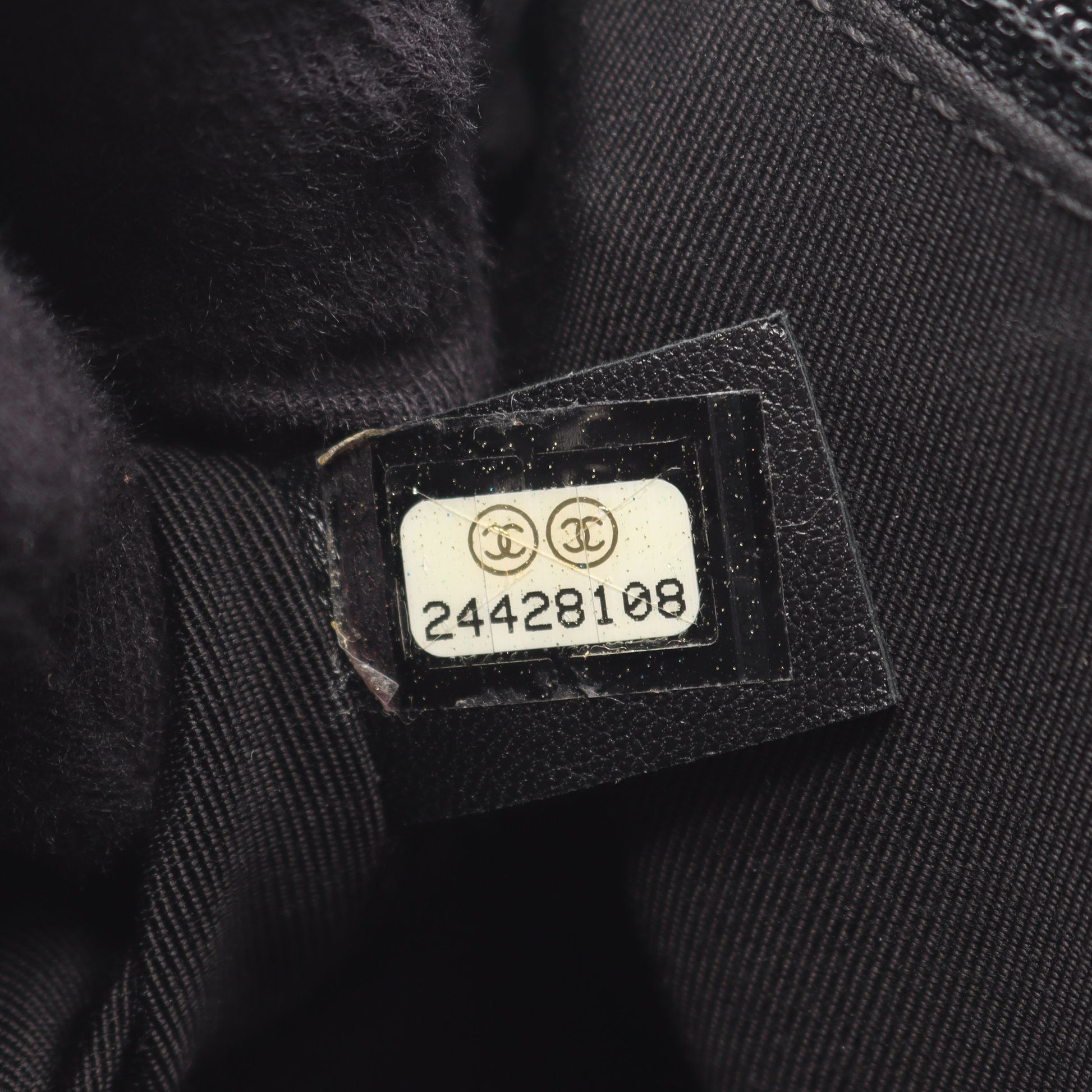 トップハンドル Vステッチ チェーンショルダーバッグ ラムスキン ブラック ゴールド金具 2WAY シャネル バッグ CHANEL