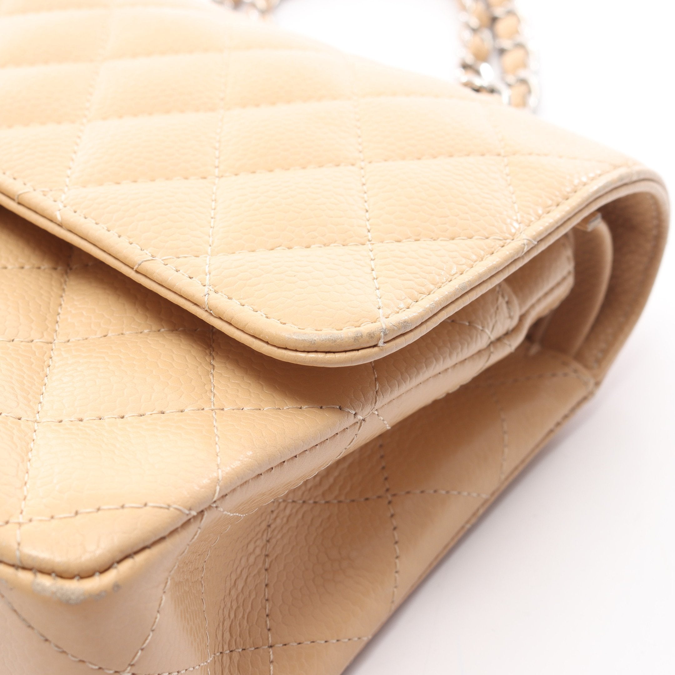 CHANEL シャネル ショルダーバッグ ベージュ シルバー金具 【公式通販】
