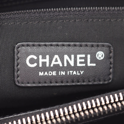 マトラッセ グランドショッピング GST チェーンショルダーバッグ チェーントートバッグ キャビアスキン ブラック シルバー金具 シャネル バッグ CHANEL