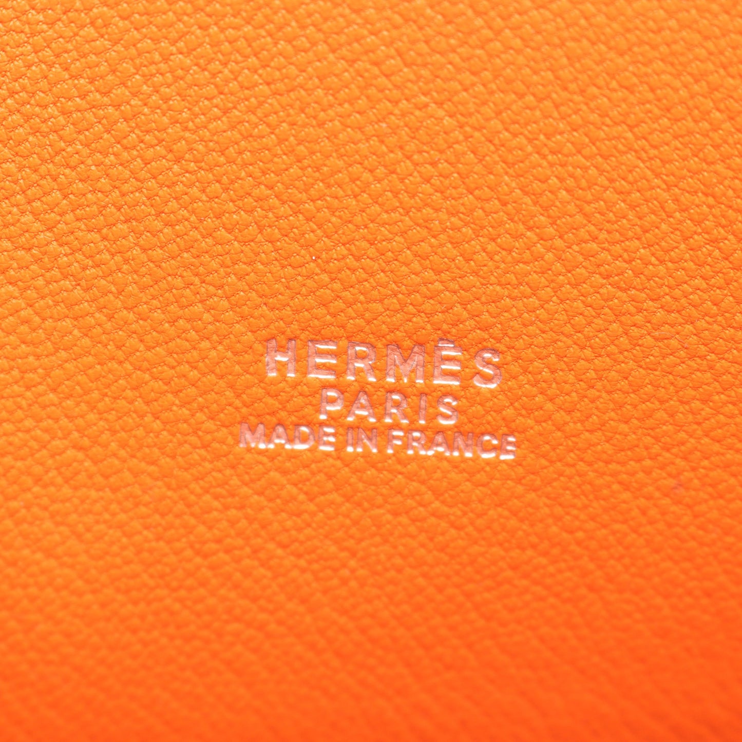 ケリースポーツMM ショルダーバッグ オーストリッチ オレンジ シルバー金具 □E刻印 エルメス バッグ HERMES