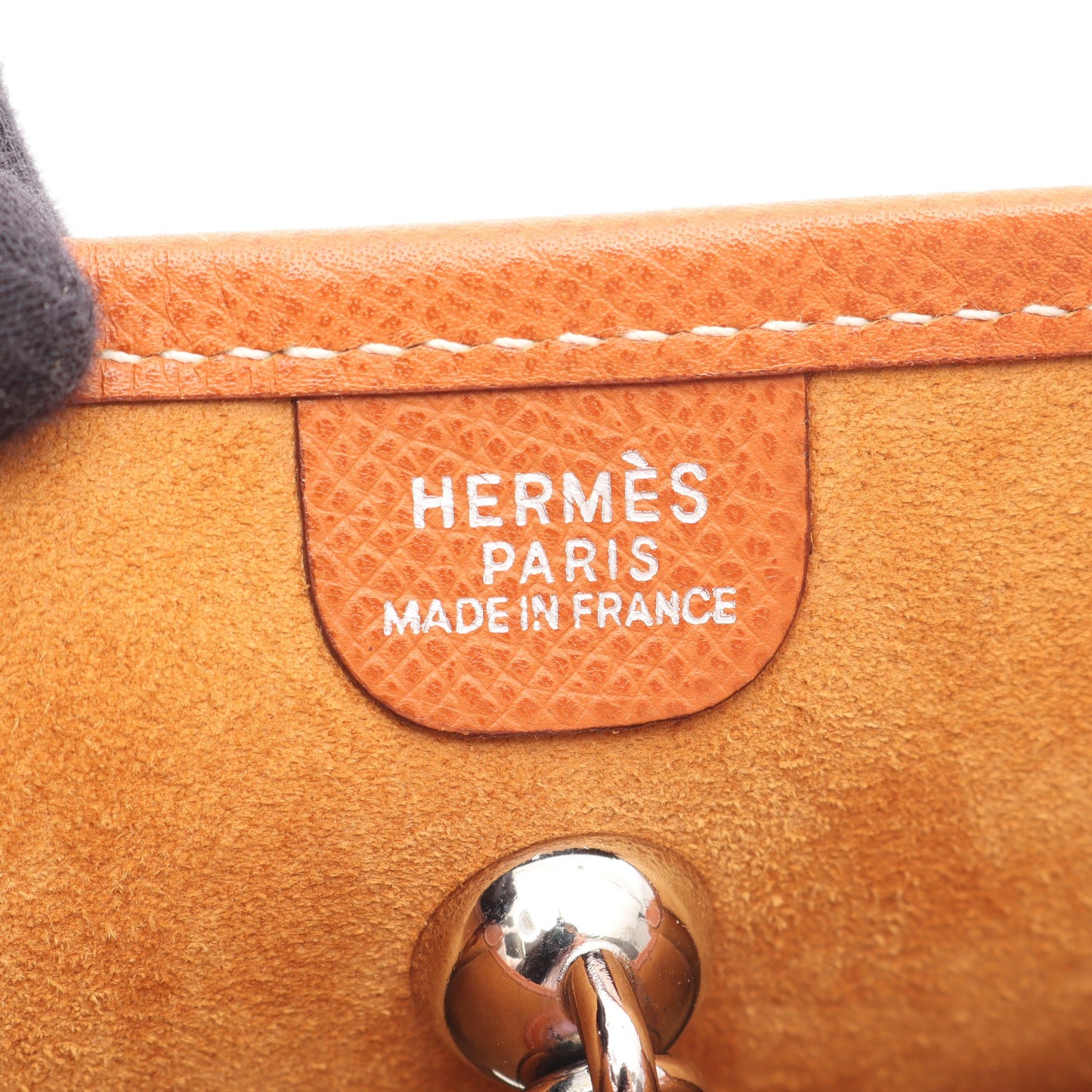 ヴェスパPM ゴールド ショルダーバッグ ヴォーエプソン ブラウン シルバー金具 □I刻印 エルメス バッグ HERMES