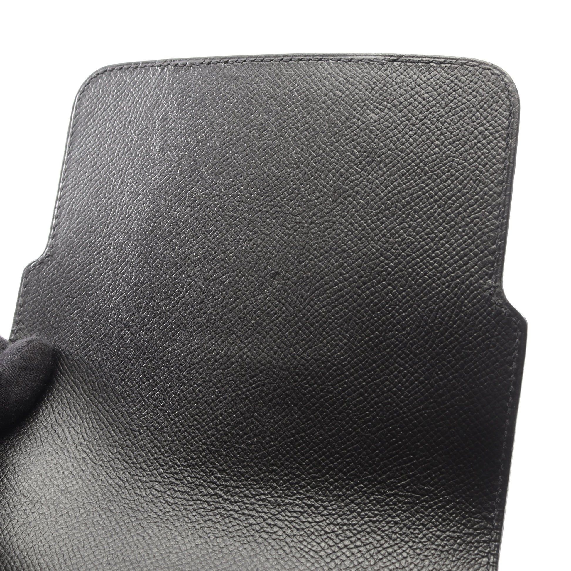 オクタゴン ショルダーバッグ ヴォーエプソン ブラック シルバー金具 X刻印 エルメス バッグ HERMES