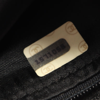 マトラッセ チェーンショルダーバッグ サテン パープル ゴールド金具 ヴィンテージ シャネル バッグ CHANEL