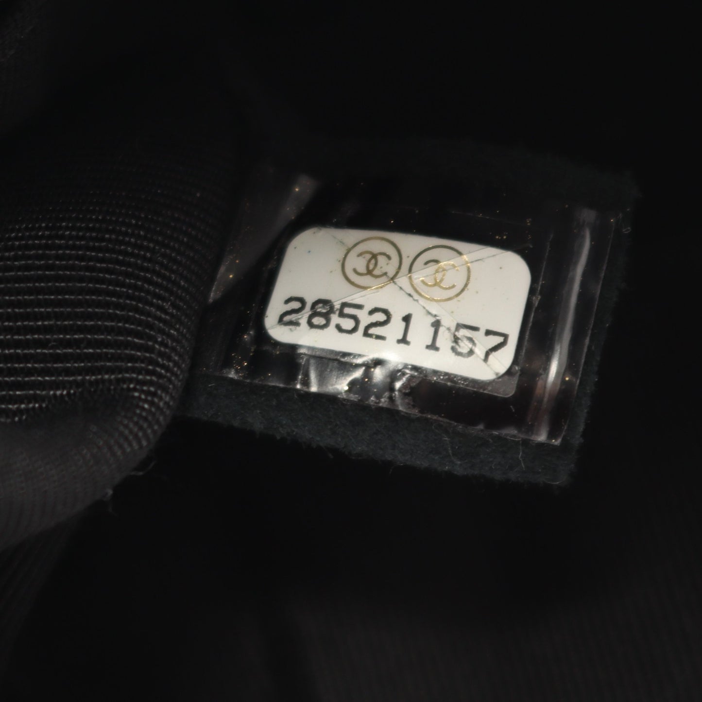 ココネージュ チェーンショルダーバッグ ウール ブラック ホワイト ゴールド金具 シャネル バッグ CHANEL