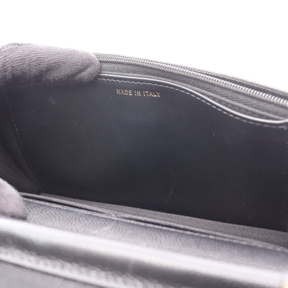 ココマーク チェーンウォレット キャビアスキン ブラック ゴールド金具 シャネル バッグ CHANEL