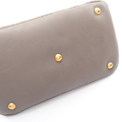 マテラッセ ハンドバッグ レザー グレーベージュ 2WAY ミュウミュウ