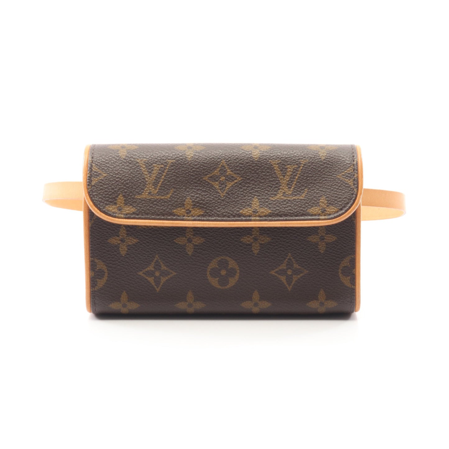 ポシェットフロランティーヌ モノグラム ボディバッグ ウエストバッグ PVC レザー ブラウン ルイヴィトン バッグ LOUIS VUITTON