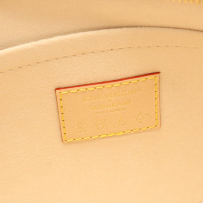 LV × TM キャリーオール EW モノグラムマルチカラー ショルダーバッグ PVC レザー ホワイト 村上隆 ルイヴィトン バッグ LOUIS VUITTON