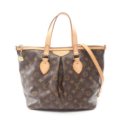 パレルモPM モノグラム ハンドバッグ PVC レザー ブラウン 2WAY ルイヴィトン バッグ LOUIS VUITTON