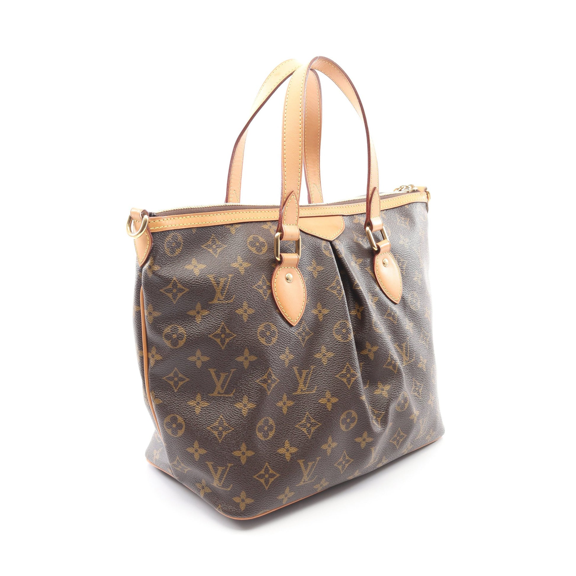 パレルモPM モノグラム ハンドバッグ PVC レザー ブラウン 2WAY ルイヴィトン バッグ LOUIS VUITTON