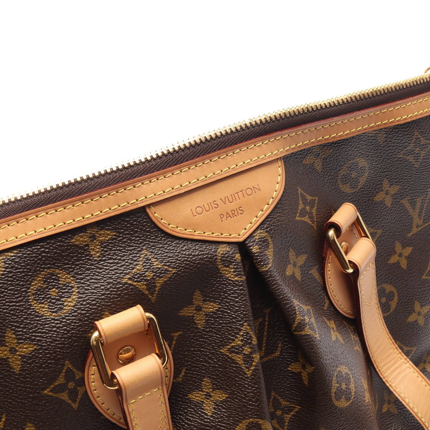 パレルモPM モノグラム ハンドバッグ PVC レザー ブラウン 2WAY ルイヴィトン バッグ LOUIS VUITTON