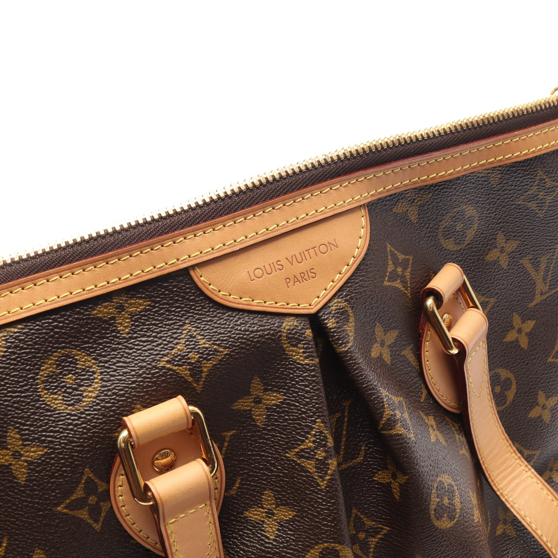 パレルモPM モノグラム ハンドバッグ PVC レザー ブラウン 2WAY ルイヴィトン バッグ LOUIS VUITTON