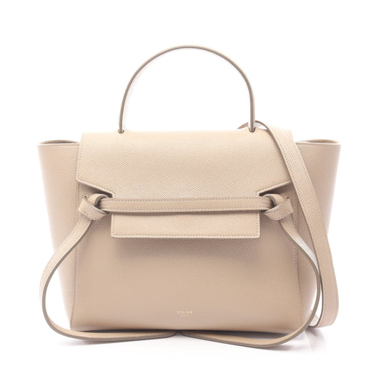 BELT BAG MICRO ベルトバッグ マイクロ ハンドバッグ レザー ベージュ 2WAY セリーヌ