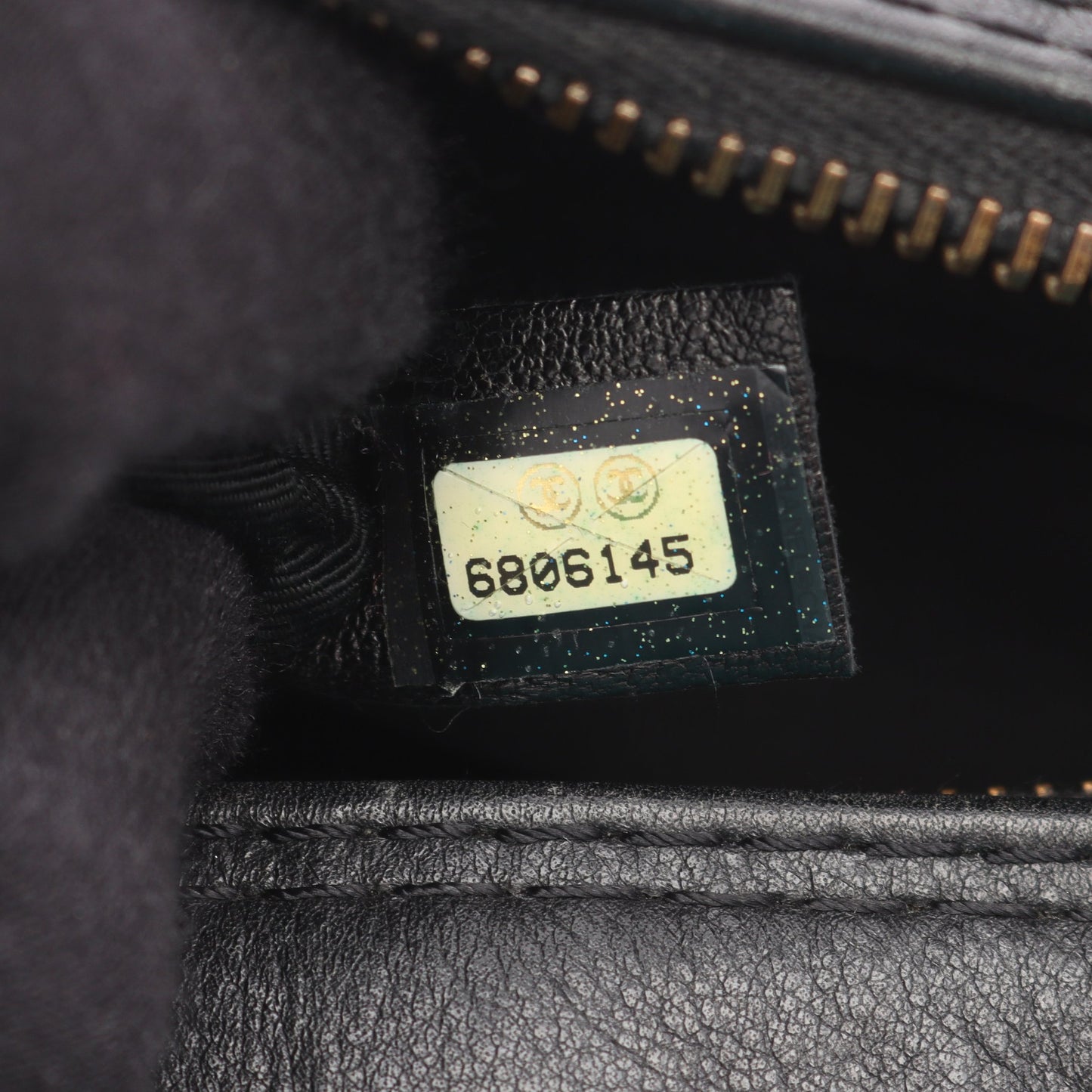 ワイルドステッチ ハンドバッグ ミニボストンバッグ レザー ブラック ゴールド金具 シャネル バッグ CHANEL
