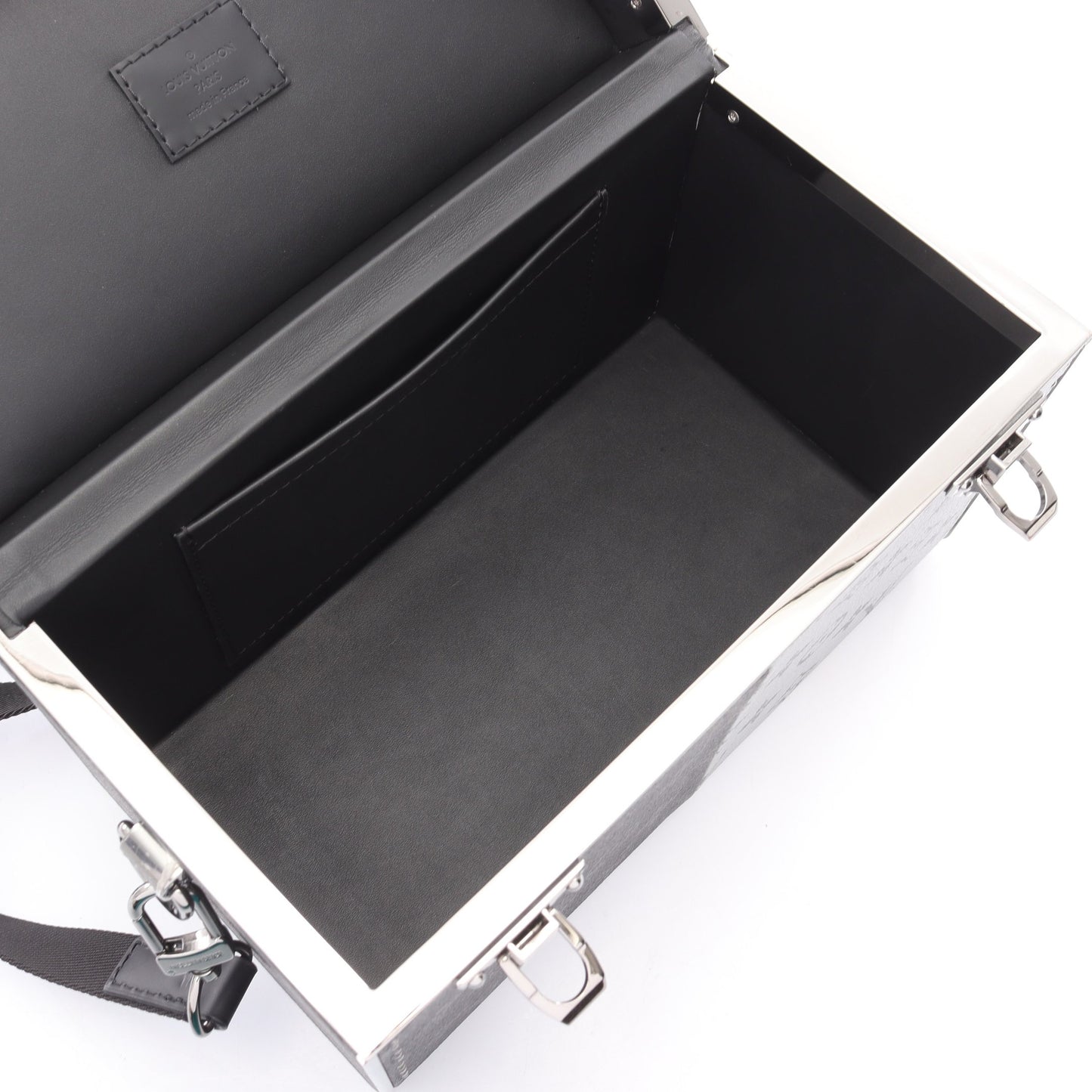 ミニボックストランク モノグラムエクリプススプリット ハンドバッグ PVC ブラック ライトグレー 2WAY ルイヴィトン