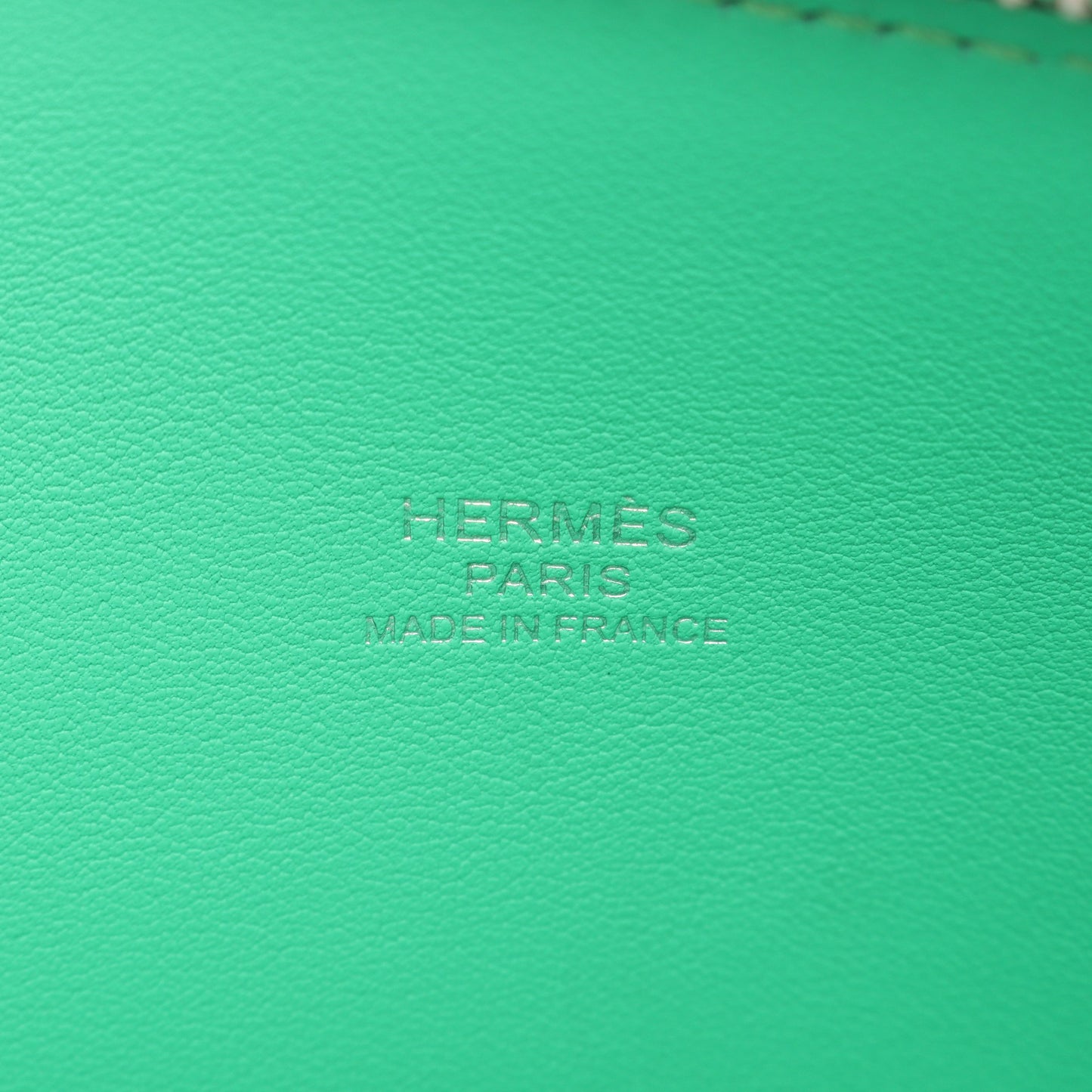 ボリード1923 25 ヴェールコミック ハンドバッグ ヴォーエプソン グリーン シルバー金具 2WAY B刻印 エルメス