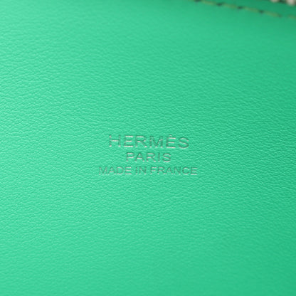 ボリード1923 25 ヴェールコミック ハンドバッグ ヴォーエプソン グリーン シルバー金具 2WAY B刻印 エルメス