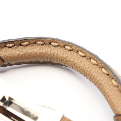 セレリア ピーカブー ソフト スモール ハンドバッグ レザー ライトブラウン 2WAY フェンディ