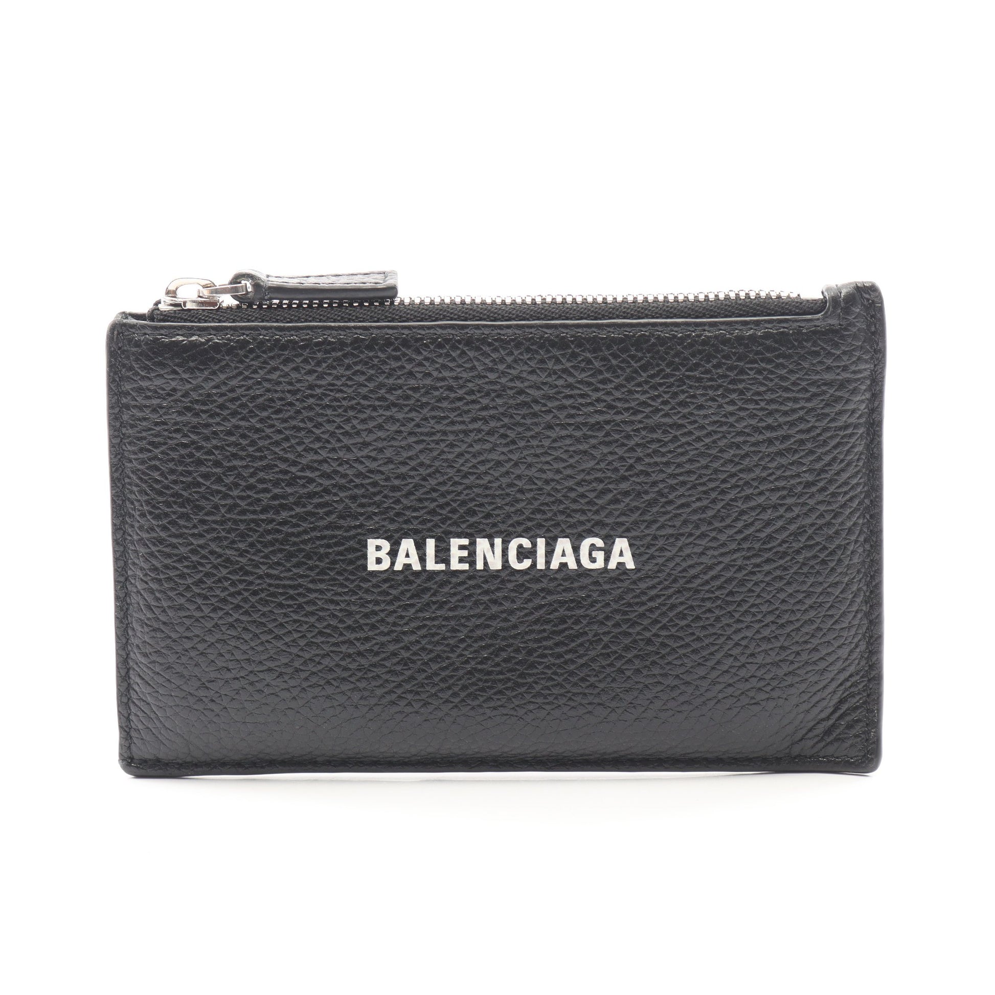 キャッシュ ラージ ロング コイン&カードホルダー カードケース コインケース レザー ブラック バレンシアガ 財布・小物 BALENCIAGA