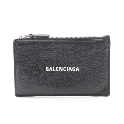 キャッシュ ラージ ロング コイン&カードホルダー カードケース コインケース レザー ブラック バレンシアガ 財布・小物 BALENCIAGA