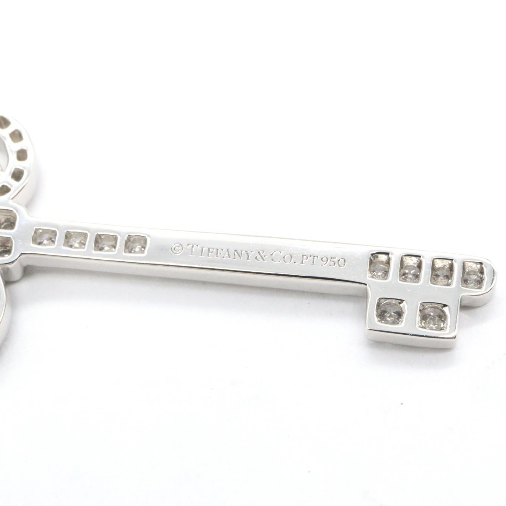 フルールドリス キーペンダント ダイヤ ネックレス PT950 ダイヤモンド